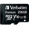 Verbatim 256GB Microsdxc Card V10 + Adapter Black - (44087)