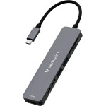 Verbatim Adapter Hub HDMI/USB-C 3.2/USB-C/2xUSB-A 3.2/SD/Microsd Aluminum - (32158)