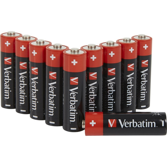 Verbatim Alkaline Battery Aa LR6 10pCs - (49875)