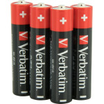 Verbatim Alkaline Battery Aaa LR03 4pCs - (49500)