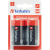 Verbatim Alkaline Battery D LR20 2pCs Black - (49923)