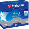Verbatim Blu-Ray Discs 25GB 6X BD-R Sl 5pCs White - (43715)