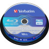 Verbatim Blu-Ray Discs 50GB 6X BD-R Dl 10pCs Gray - (43746)