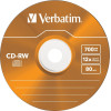 Verbatim CD-Rw Colour Sl 700MB 8-12X 5-Pack Multicolor - (43167)