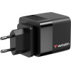 Verbatim Charger Gan 65W 2xUSB-C/USB-A + EU/UK/Us Adapter Black - (32217)