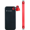 Verbatim Drive Ssd 2TB - Key Ring With Cable Usb 3.2 gen.2 black-Red - (32196)