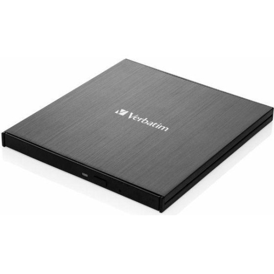 Verbatim External Slimline Blu-Ray Burner + Usb 3.0 Cable Black - (43890)