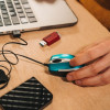Verbatim Go Mini Optical Mouse USB-A 1000 Dpi Blue - (49022)