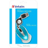 Verbatim Go Mini Optical Mouse USB-A 1000 Dpi Blue - (49022)