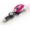 Verbatim Go Mini Optical Mouse USB-A 1000 Dpi Hot Pink - (49021)