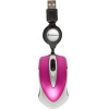 Verbatim Go Mini Optical Mouse USB-A 1000 Dpi Hot Pink - (49021)