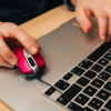 Verbatim Go Mini Optical Mouse USB-A 1000 Dpi Hot Pink - (49021)