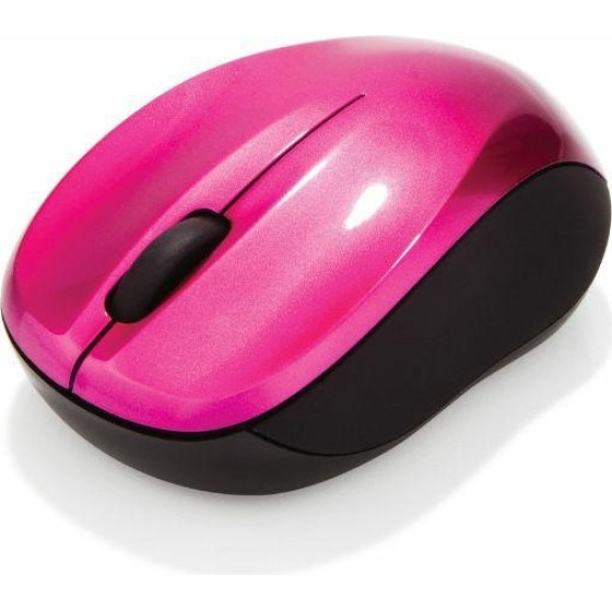 Verbatim Go Nano Wireless Mouse 1600 Dpi Hot Pink - (49043)