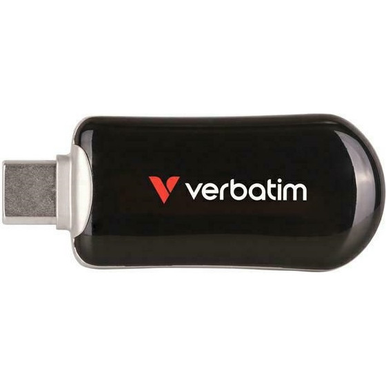 Verbatim Pendrive Plectra 256GB USB-C Black - (30226)