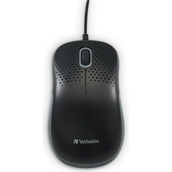 Verbatim Silent Optical Mouse USB-A 1000 Dpi Black - (49024)