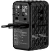 Verbatim Travel Adapter EU/UK/Us Gan USB-A/3xUSB-C Pd 140W UTA-10 Black - (32125)