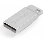 Verbatim USB-A 2.0 Metal Executive Flash Drive 16GB Silver - (98748)