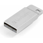 Verbatim USB-A 2.0 Metal Executive Flash Drive 32GB Silver - (98749)