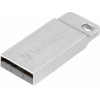 Verbatim USB-A 2.0 Metal Executive Flash Drive 64GB Silver - (98750)