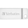 Verbatim USB-A 2.0 Metal Executive Flash Drive 64GB Silver - (98750)