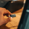 Verbatim USB-A 2.0 Pinstripe Flash Drive 16GB Black - (49063)