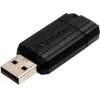 Verbatim USB-A 2.0 Pinstripe Flash Drive 32GB Black - (49064)