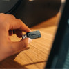 Verbatim USB-A 2.0 Pinstripe Flash Drive 64GB Black - (49065)