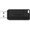 Verbatim USB-A 2.0 Pinstripe Flash Drive 8GB Black - (49062)