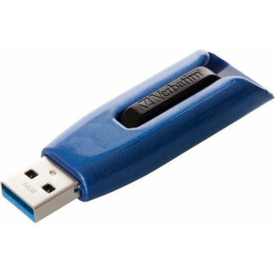 Verbatim USB-A 3.2 Gen 1 Max Flash Drive 64GB Blue - (49807)