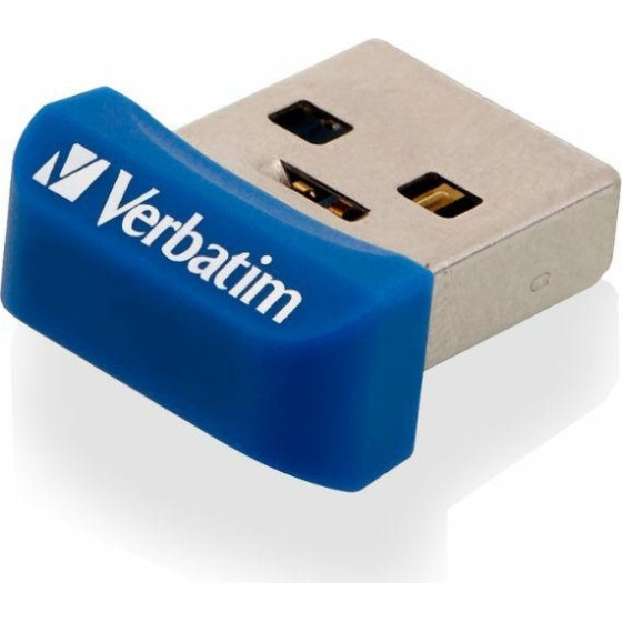 Verbatim USB-A 3.2 Nano Flash Drive 64GB Blue - (98711)