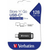 Verbatim USB-C Flash Drive 128GB Black - (49459)