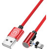 Usams Kabel Katowy Magnetyczny U54 1mLightning czerwony/Red (US-SJ444) - (SJ444USB02)