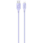 Usams Kabel Lightning 2,4A 1,2mFast Charging Lithe Series purpurowy/Purple (US-SJ565) - (SJ565USB03)