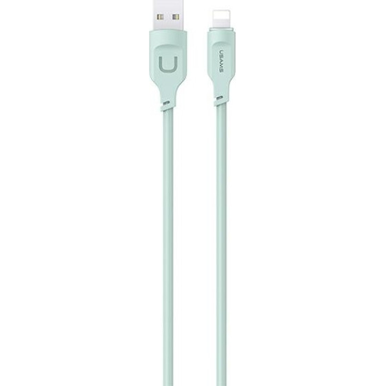 Usams Kabel Lightning 2,4A 1,2mFast Charging Lithe Series zielony/Green (US-SJ565) - (SJ565USB04)