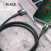 Usams Kabel Pleciony U26 USB-C 1m1szt. For Set 3A Fast Charging czarny/Black SJ313TC01 (US-SJ313) - (SJ313USB01/SJ313TC01)