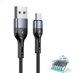 Usams Kabel Pleciony U26 USB-C 1m1szt. For Set 3A Fast Charging czerwony/Red (US-SJ313) - (SJ313TC02)