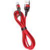 Usams Kabel Pleciony U26 USB-C 1m1szt. For Set 3A Fast Charging czerwony/Red (US-SJ313) - (SJ313TC02)