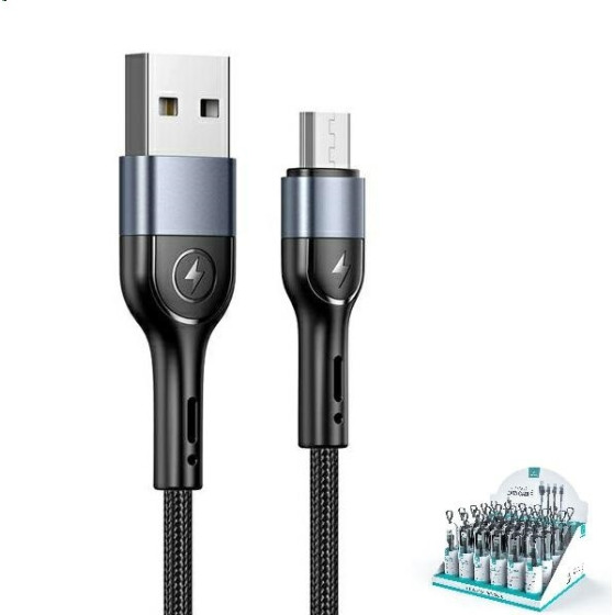 Usams Kabel Pleciony U26 USB-C 1m1szt. For Set 3A Fast Charging czerwony/Red (US-SJ313) - (SJ313TC02)