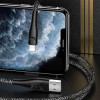 Usams Kabel Pleciony U41 Lightning 1m2A czerwony/Red (US-SJ391) Fast Charge - (SJ391USB02)