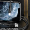 Usams Kabel Pleciony U41 Lightning 3m2A czerwony/Red (US-SJ397) Fast Charge - (SJ397USB02)