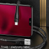 Usams Kabel Pleciony U41 Microusb 2m2A czerwony/Red (US-SJ396) Fast Charge - (SJ396USB02)