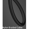 Usams Kabel Pleciony U5 2A lightningczerwony/Red 1,2m (US-SJ220) - (SJ220IP02)