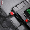 Usams Kabel Pleciony U5 2A Micro USBczerwony/Red 1,2m (US-SJ224) - (SJ224USB02)