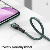 Usams Kabel Pleciony U55 2A lightning1szt. For Set U55 zielony/Green 1m (US-SJ448) - (SJ448USBSG02)