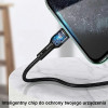 Usams Kabel Pleciony U55 2A lightningczarny/Black 1m (US-SJ448) - (SJ448USB01)
