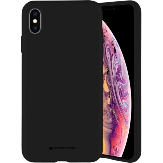Mercury Silicone Iphone 15 Plus 6.7'' czarny/black