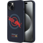 Red Bull Case Hc Silicone ORBR20 Logo Red Lining For Iphone 15 Magsafe Navy Blue - (RBHMP15S24SIOLVR)