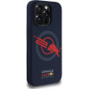 Red Bull Case Hc Silicone ORBR20 Logo Red Lining For Iphone 15 Pro Magsafe Navy Blue - (RBHMP15L24SIOLVR)