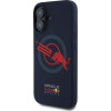 Red Bull Case Hc Silicone ORBR20 Logo Red Lining To Iphone 16 Magsafe Navy Blue - (RBHMP16S24SIOLVR)