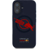 Red Bull Case Hc Silicone ORBR20 Logo Red Lining To Iphone 16 Magsafe Navy Blue - (RBHMP16S24SIOLVR)